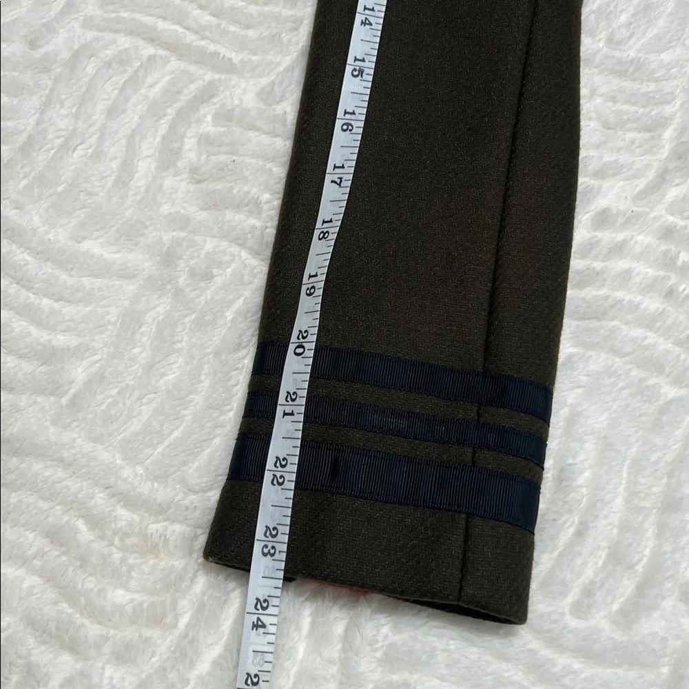 Zara Woman Olive Military Double-Breasted Blazer Jacket XS | Excellent Condition - Picture 10 of 13